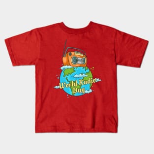 World Radio Day Kids T-Shirt